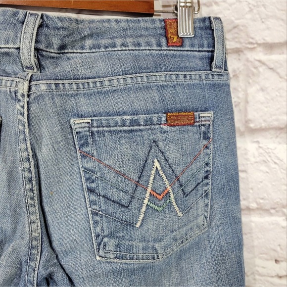 7 For All Mankind Denim - 7 For All Mankind Women's Classic Blue Boot Cut Jeans